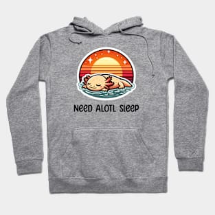 Kawaii Axolotl Sleeping Hoodie